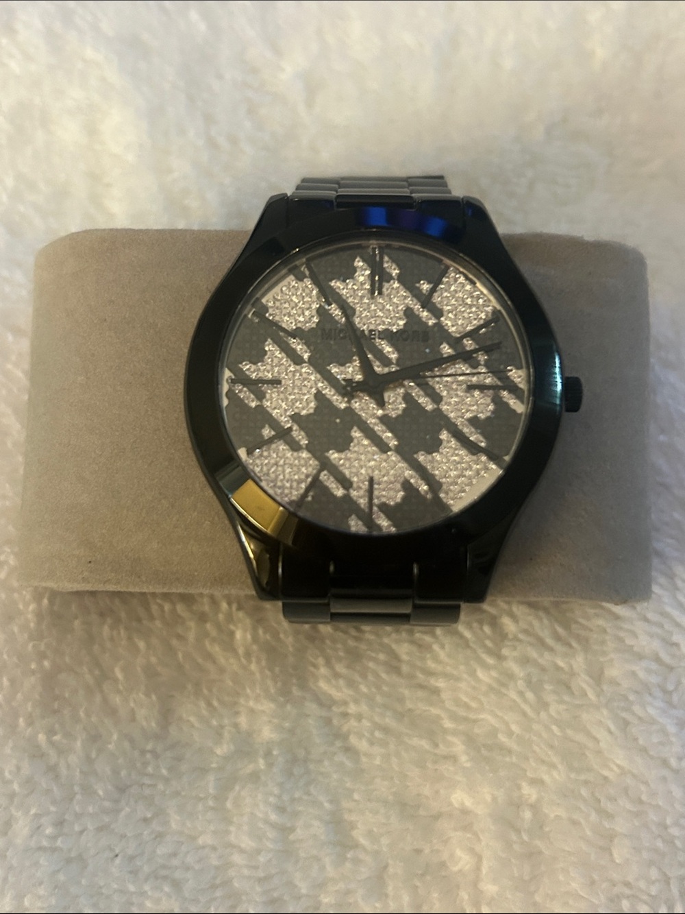 Michael Kors Black Crystal Dial Women's Watch